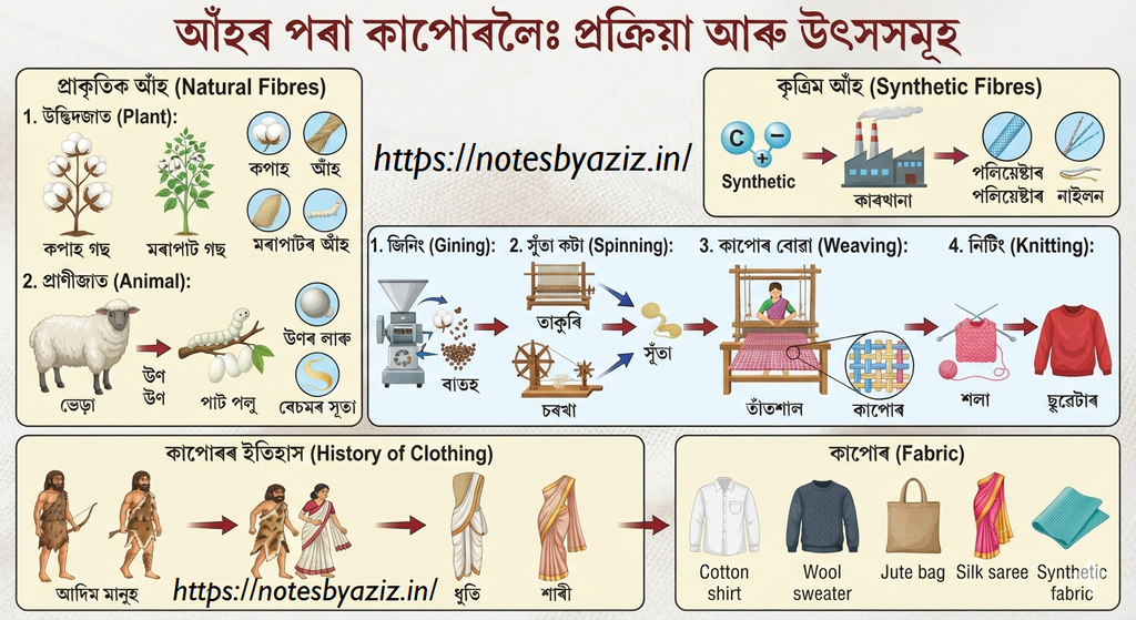 Chapter 6: "Our Clothes" (আমাৰ কাপোৰ) (Summary Note)