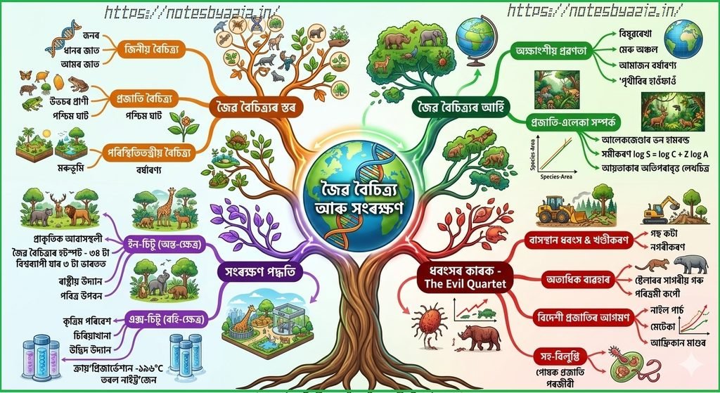 Biodiversity and Conservation Summary Note In Assamese