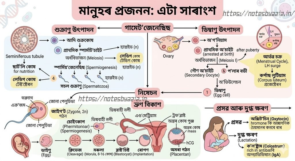 Human Reproduction in Assamese note